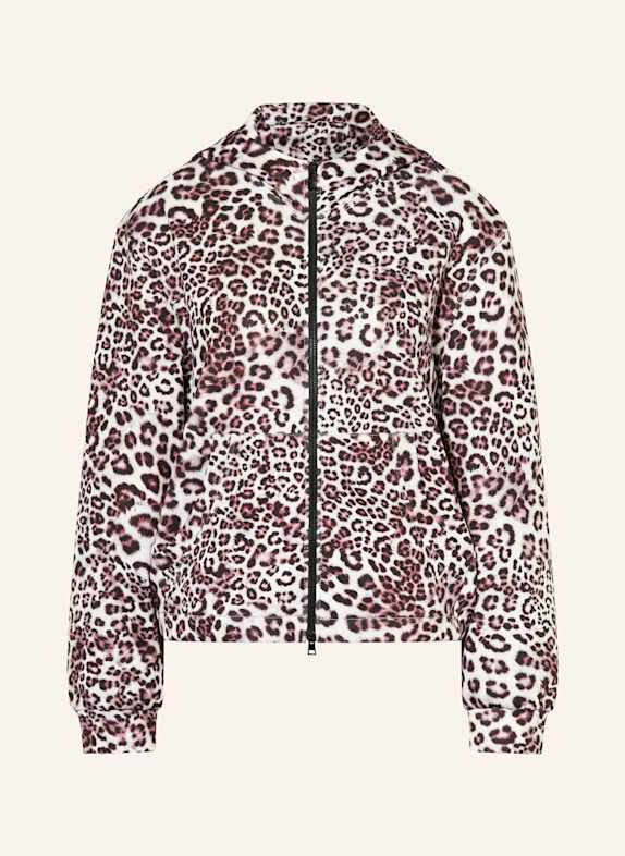 MARC CAIN Bluza rozpinana KREMOWY / JASNOFIOLETOWY / CZARNY