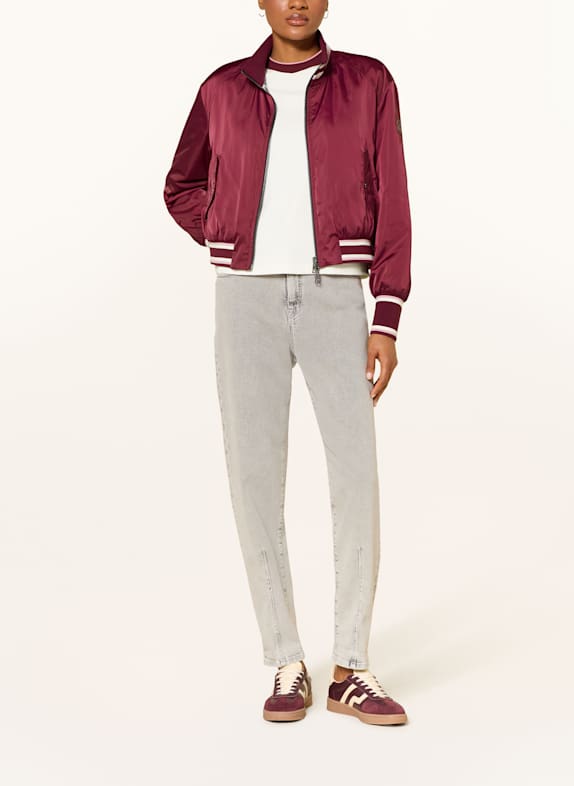 MARC CAIN Blouson zum Wenden DUNKELROT / WEISS / PINK