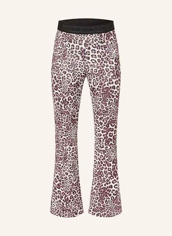 MARC CAIN Spodnie 7/8 FREDERICA BIAŁY / CZARNY / JASNOFIOLETOWY