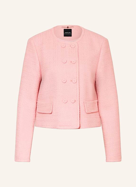 MARC CAIN Tweed-Jacke 255 pink tulle