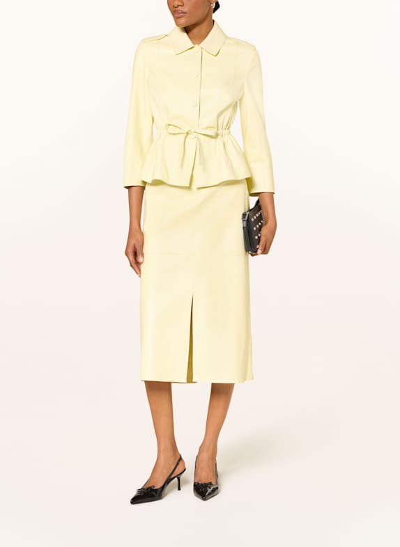 MARC CAIN Lederrock 404 deep limonella