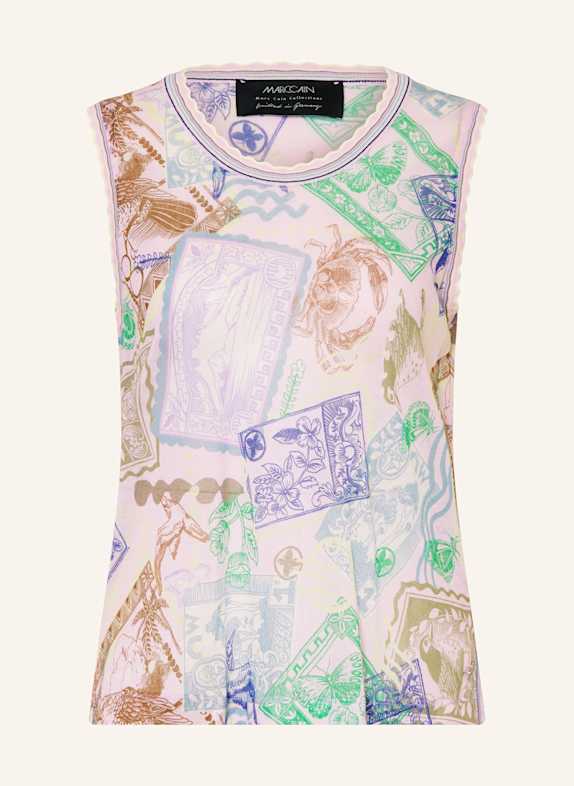 MARC CAIN Knit top 255 pink tulle