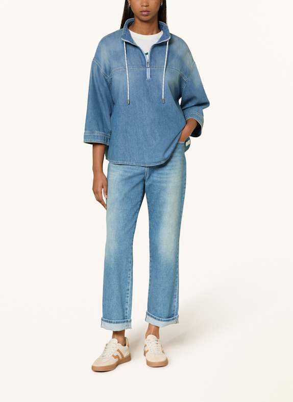 MARC CAIN Jeansbluse mit 3/4-Arm 353 blue denim