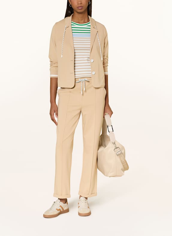 MARC CAIN Jersey blazer 610 light stone