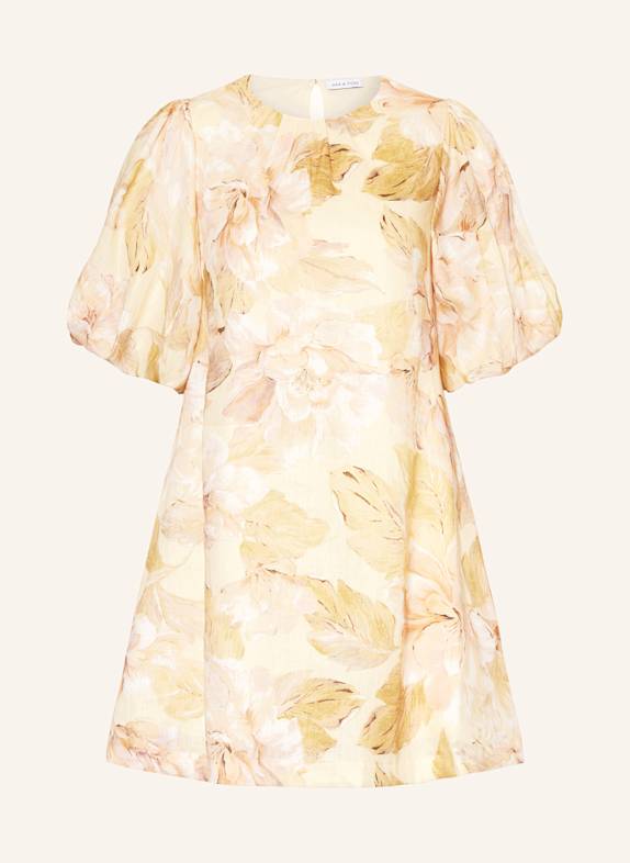 MRS & HUGS Linen dress ECRU / BEIGE / NUDE