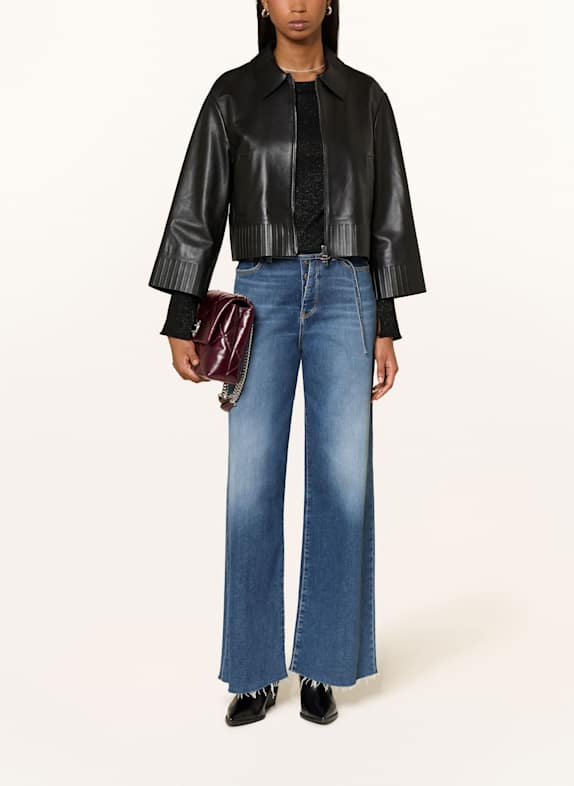 MARC CAIN Wide Leg Jeans WAUKEE 353 blå denim