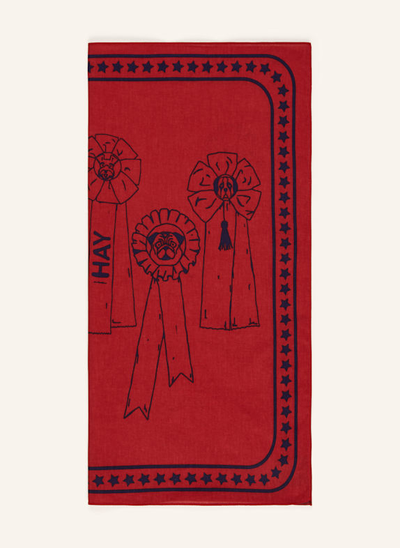 HAY Hundehalstuch ROT/ DUNKELBLAU