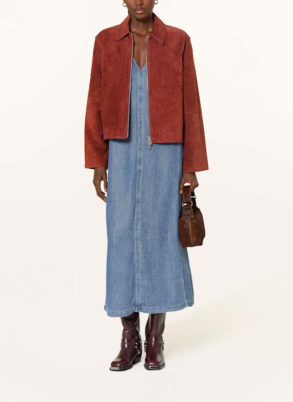 SAMSØE  SAMSØE Lederjacke SALYLO ROT