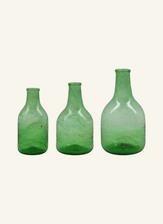 house doctor 3er-Set Vasen HDPLEA HELLGRÜN