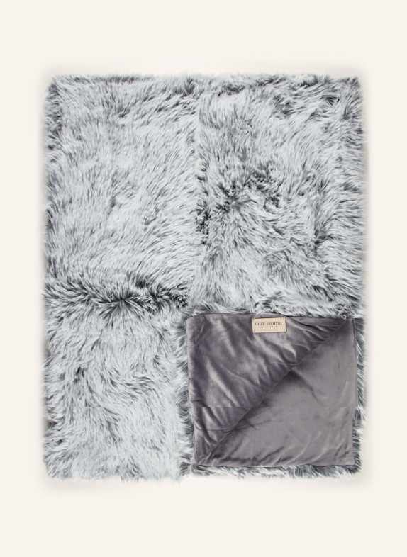 Star Home Faux fur throw GRAY