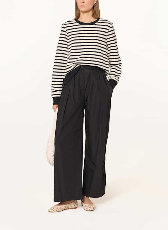 Marc O'Polo sweatshirt WIT / ZWART