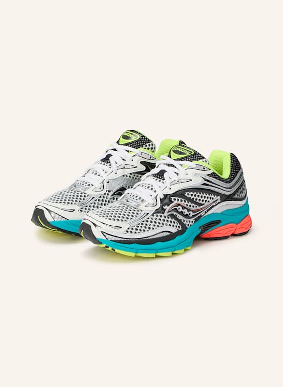 saucony trainers saucony jazz original vintage s70368 152 grey red GRAY/ YELLOW/ TEAL