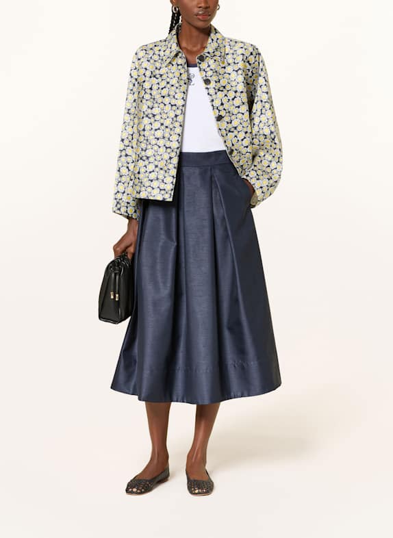 SEM PER LEI Bluzon oversize CZARNY / BIAŁY / ŻÓŁTY