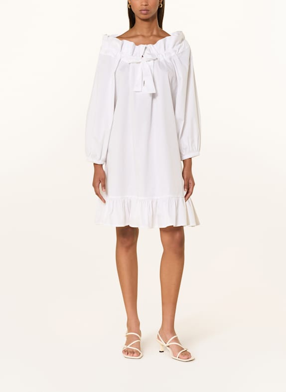 ANNA's Kleid mit Rüschen WEISS