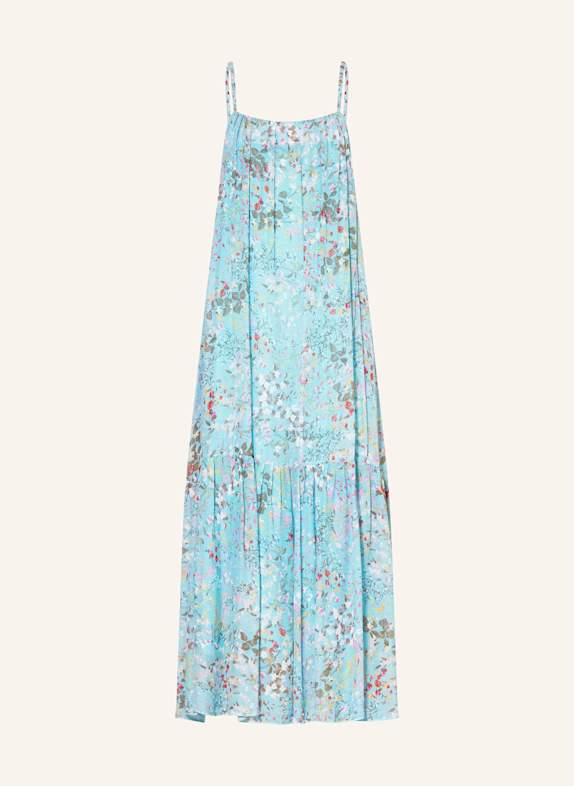 ANNA's Šaty TMAVĚ MODRÁ / SVĚTLE ZELENÁ / RŮŽOVÁ