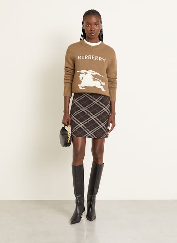BURBERRY tröja KAMEL / VIT