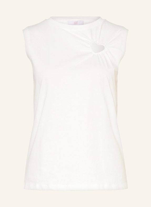 RIANI Top s výřezem BÍLÁ