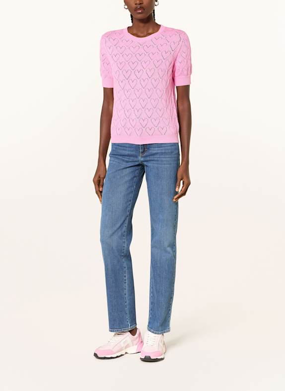 RIANI gebreid shirt ROZE