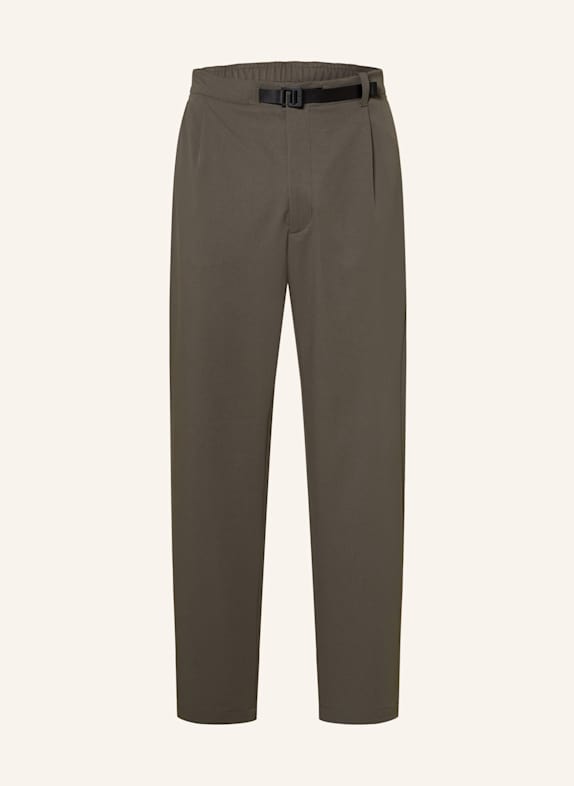 Goldwin ONE TUCK TAPERED STRETCH trekking trousers OLIVE