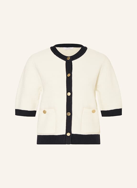 HOBBS Strickjacke EMILY ECRU / DUNKELBLAU