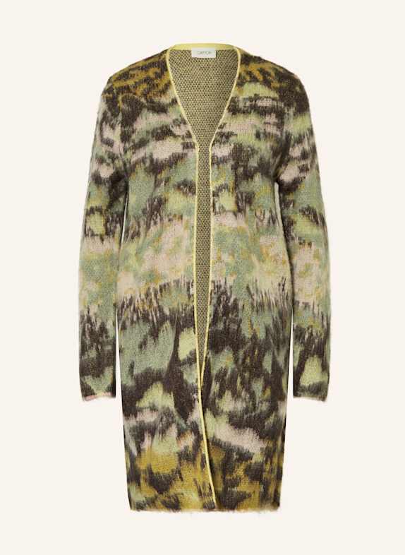 CARTOON Strickhülle HELLGRÜN / SCHWARZ / DUNKELGELB