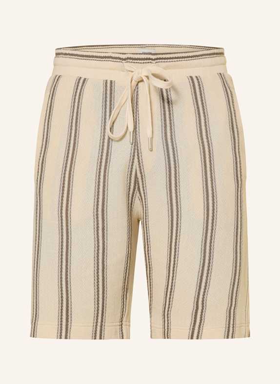 DRYKORN Gebreide shorts BRIKKO BEIGE / MARRON FONCÉ