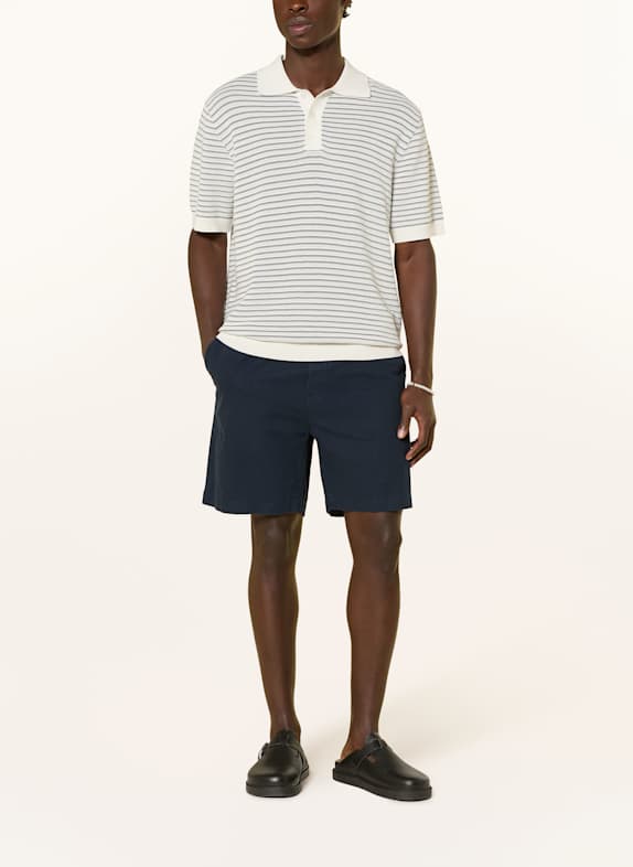 DRYKORN Shorts SAYO met linnen DONKERBLAUW
