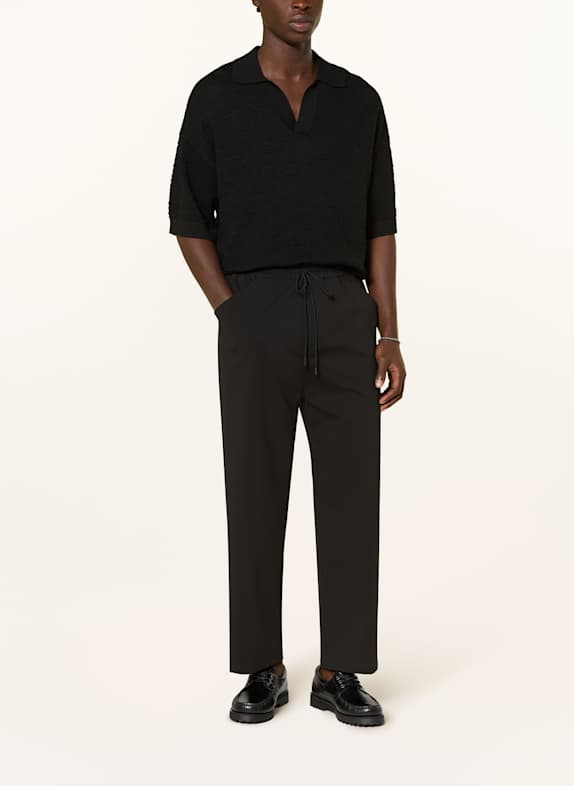 DRYKORN Jerseybroek ONARO in joggingstijl Regular Fit ZWART