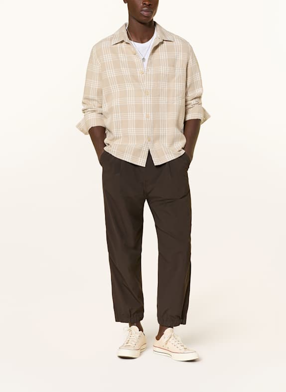 DRYKORN Overshirt DIEGGO BEIGE / HVID
