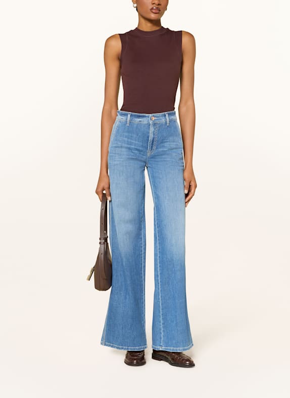 CAMBIO Wide Leg Jeans ALEK 5261 summer used contrast