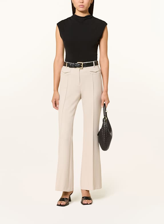 CAMBIO Flared jeans FAWN BEIGE