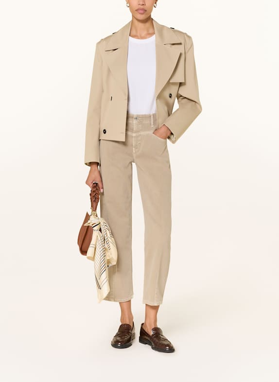 CAMBIO Cropped Jeans ELIN BEIGE