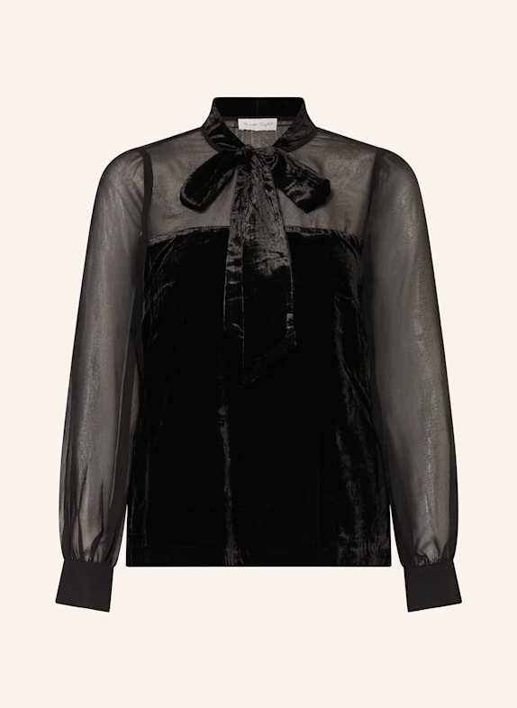 Phase Eight Schluppenbluse RAYE im Materialmix SCHWARZ