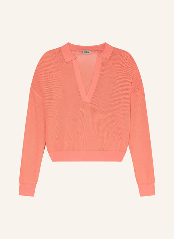 DRYKORN Strick-Poloshirt JORGIA LACHS