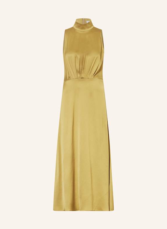 DRYKORN Saténové šaty AMABEL ZELENÁ