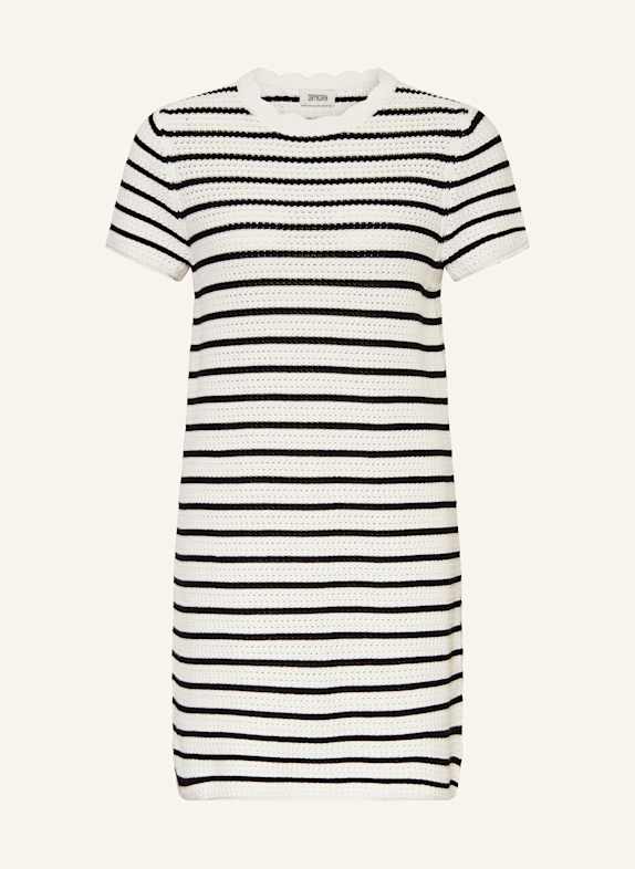 DRYKORN Pletené šaty AIULA BÍLÁ / ČERNÁ