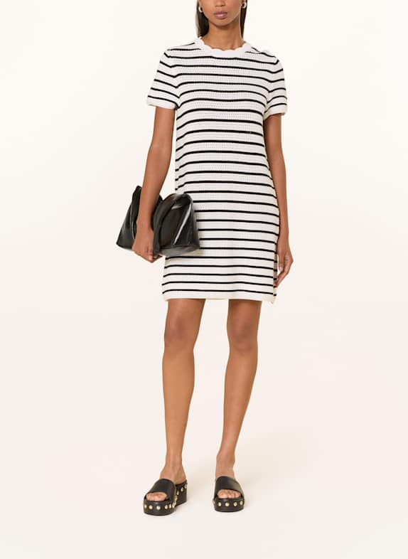 DRYKORN Strickkleid AIULA WEISS / SCHWARZ