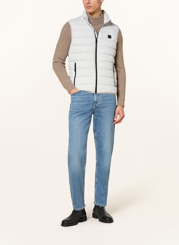 Marc O'Polo Quilted vest LIGHT GRAY
