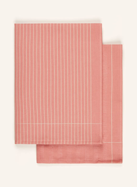 ROSS Utěrky s příměsí lnu, 2 kusy v balení RŮŽOVÁ