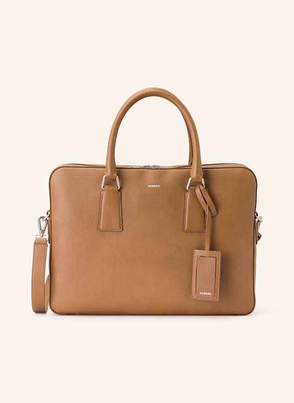 SANDRO Laptop-Tasche COGNAC