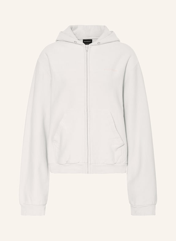 BALENCIAGA Sweatjacke ROSA / HELLGRAU
