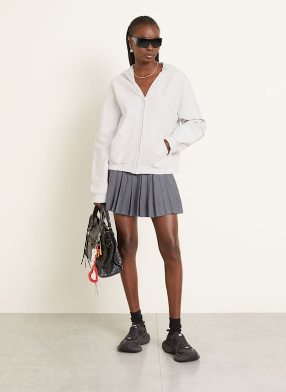 BALENCIAGA Sweatjacke ROSA / HELLGRAU