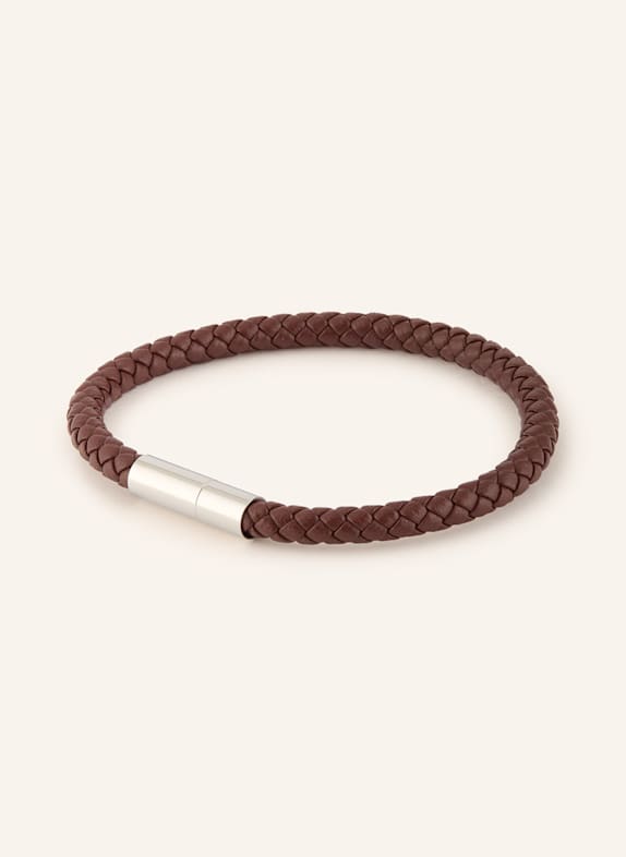 EDBLAD Leather bracelet FRANKY BROWN