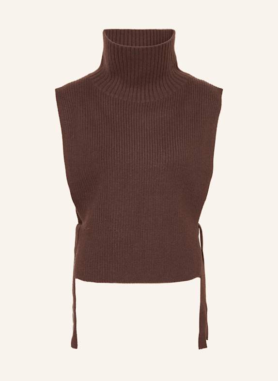 maje Pullunder DUNKELBRAUN