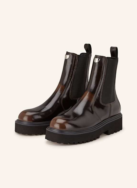 maje Chelsea-Boots DUNKELBRAUN