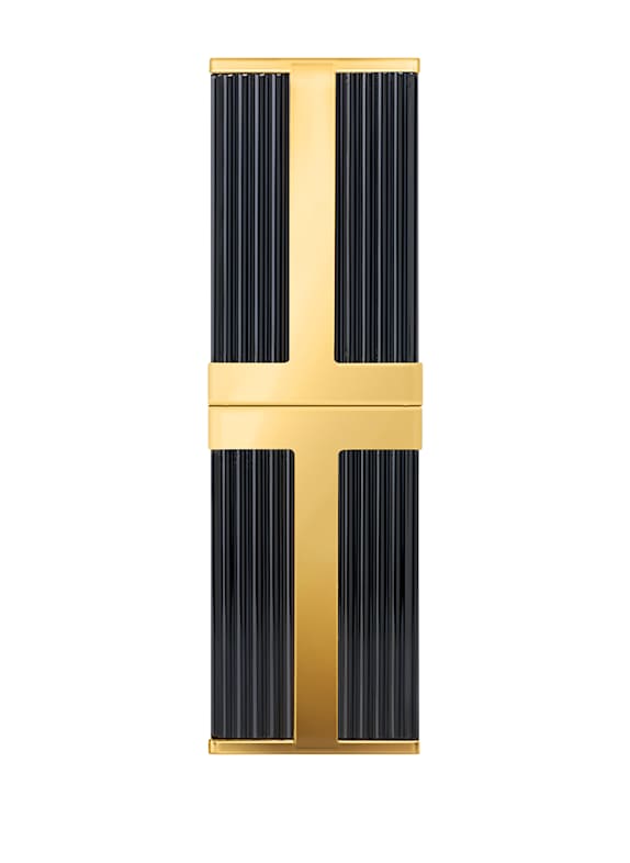 TOM FORD BEAUTY ULTRA-LUXE REFILLABLE FLUTING CASE GLOSSY BLACK