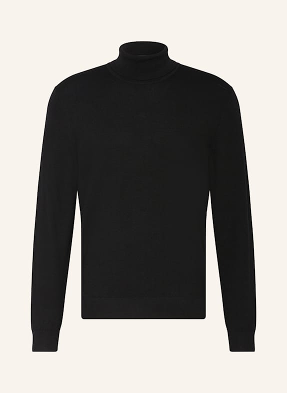 OLYMP Rollkragenpullover SCHWARZ