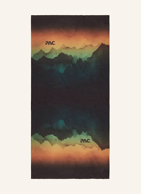 P.A.C. Multifunktionstuch UV PROTECTOR + COLORSIA DUNKELBLAU/ DUNKELORANGE/ PETROL