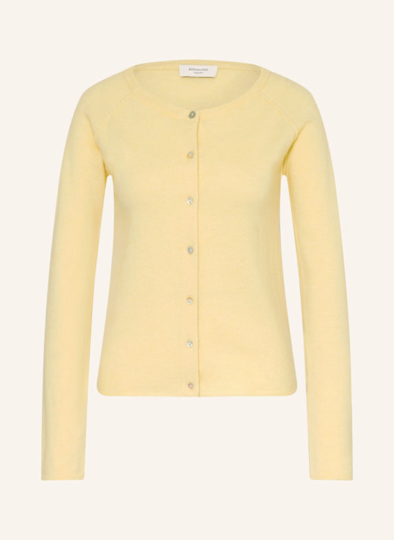 rosemunde Strickjacke LAICA mit Cashmere HELLGELB