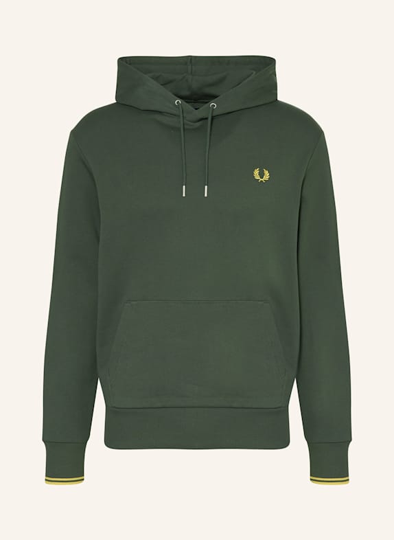 FRED PERRY Hoodie M2643 DUNKELGRÜN